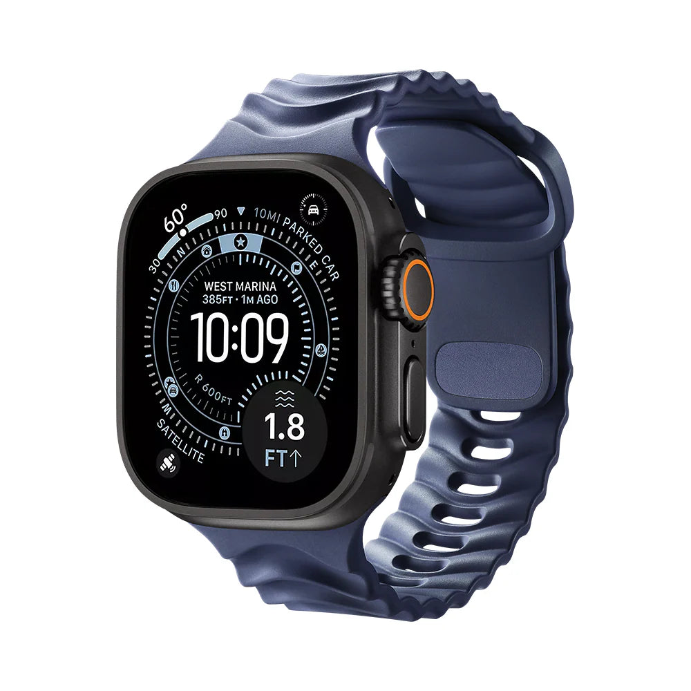 Ripple Apple Watch Band, Midnight Tide