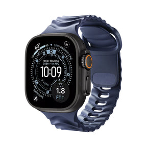 Ripple Apple Watch Band, Midnight Tide