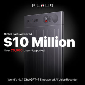 PLAUD NOTE ChatGPT Empowered AI Voice Recorder, Black