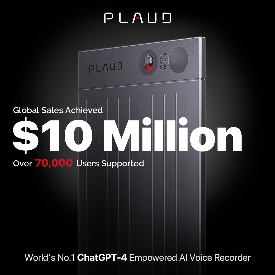 PLAUD NOTE ChatGPT Empowered AI Voice Recorder, Silver