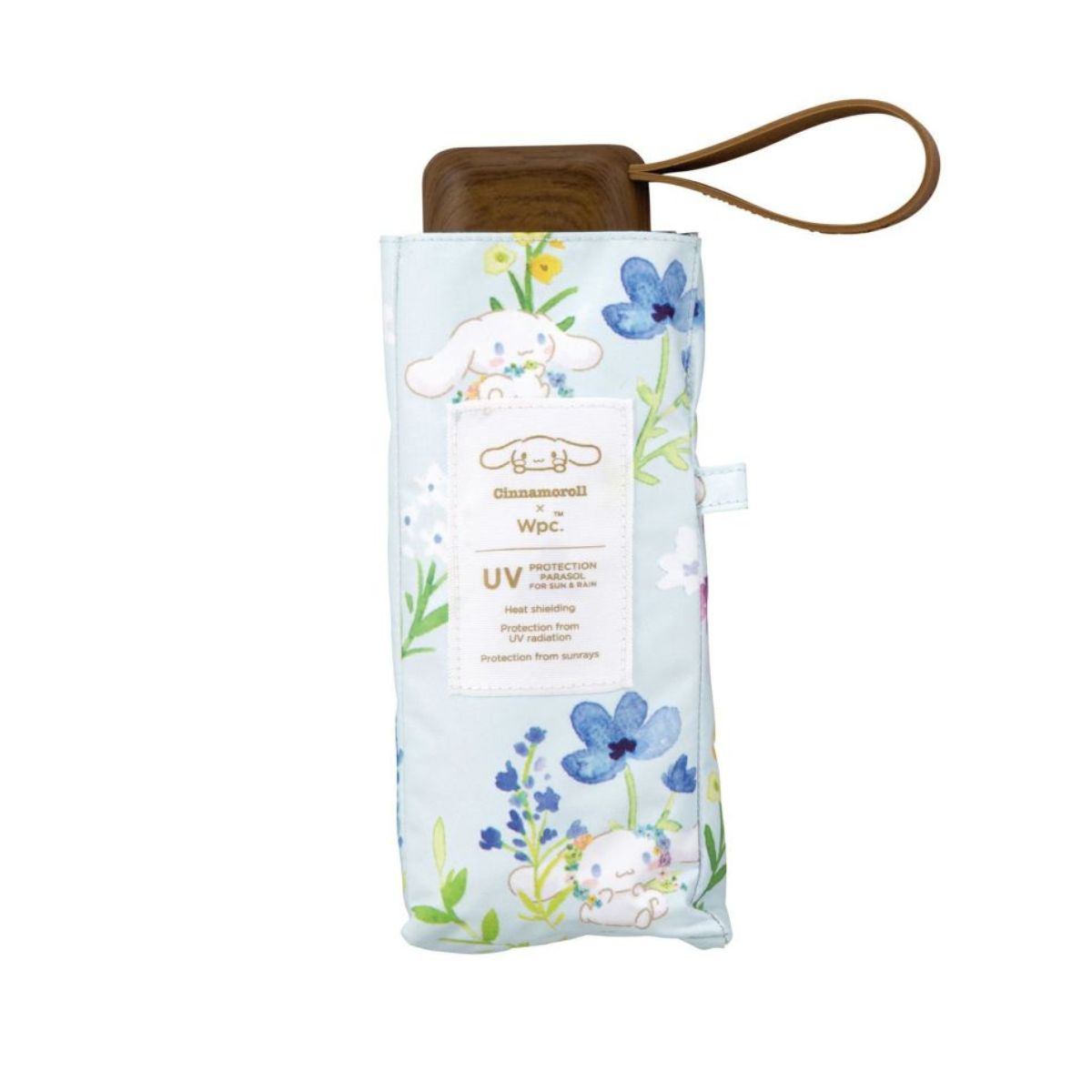 Sanrio Cinnamoroll x Wpc. 100% UV Protection Parasol Mini Umbrella, Saxe Blue