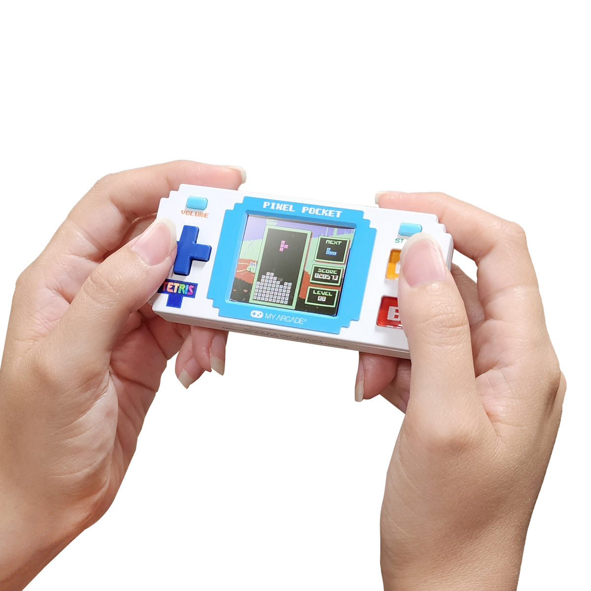 Tetris ® Pixel Pocket Pro Gaming Keychain