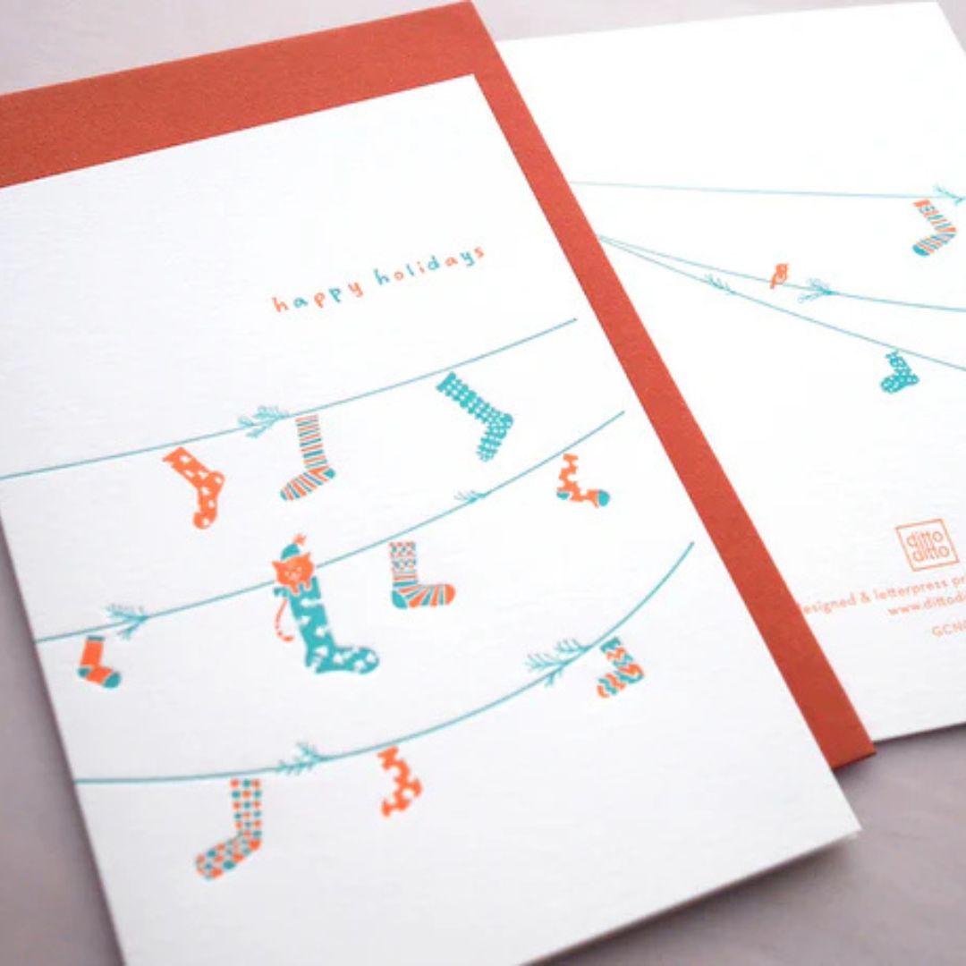 Letterpress Christmas Card