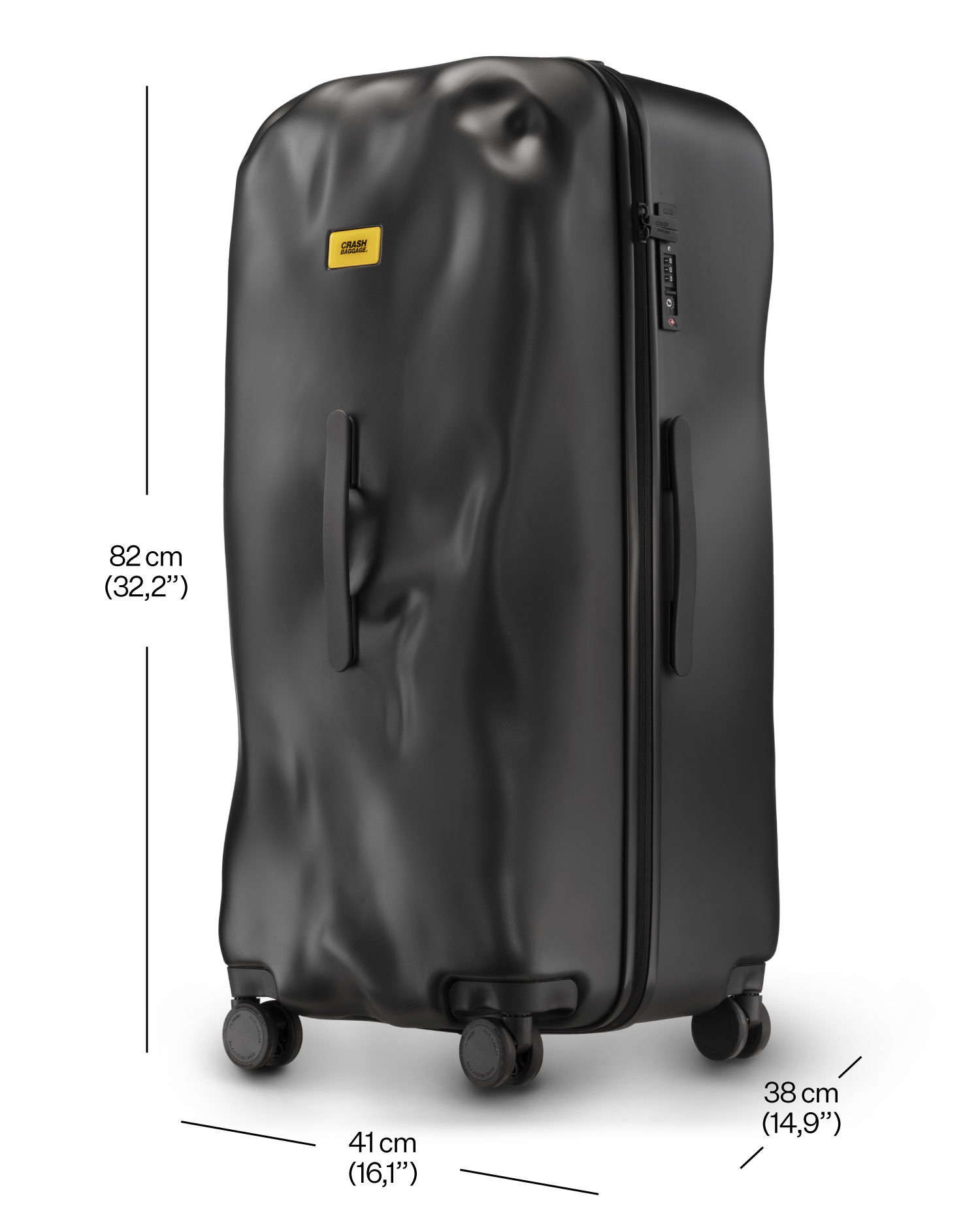 Trunk, 4 Wheels Suitcase | Crash Baggage - Wake Concept Store  