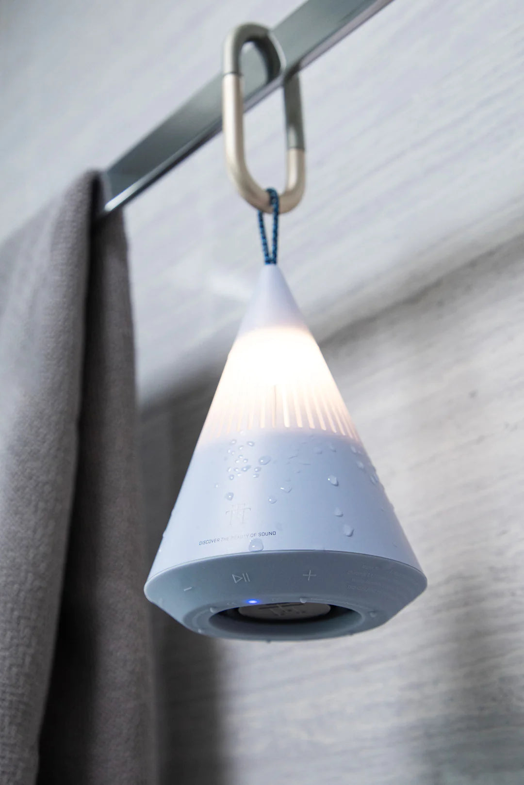 TreSound Q Camping Lamp and Bluetooth Speaker, Mist Blue | Trettitre - Wake Concept Store  