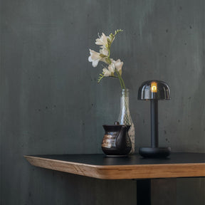 Two Black Smoked Cordless Table Lamp | Humble - Wake Concept Store  