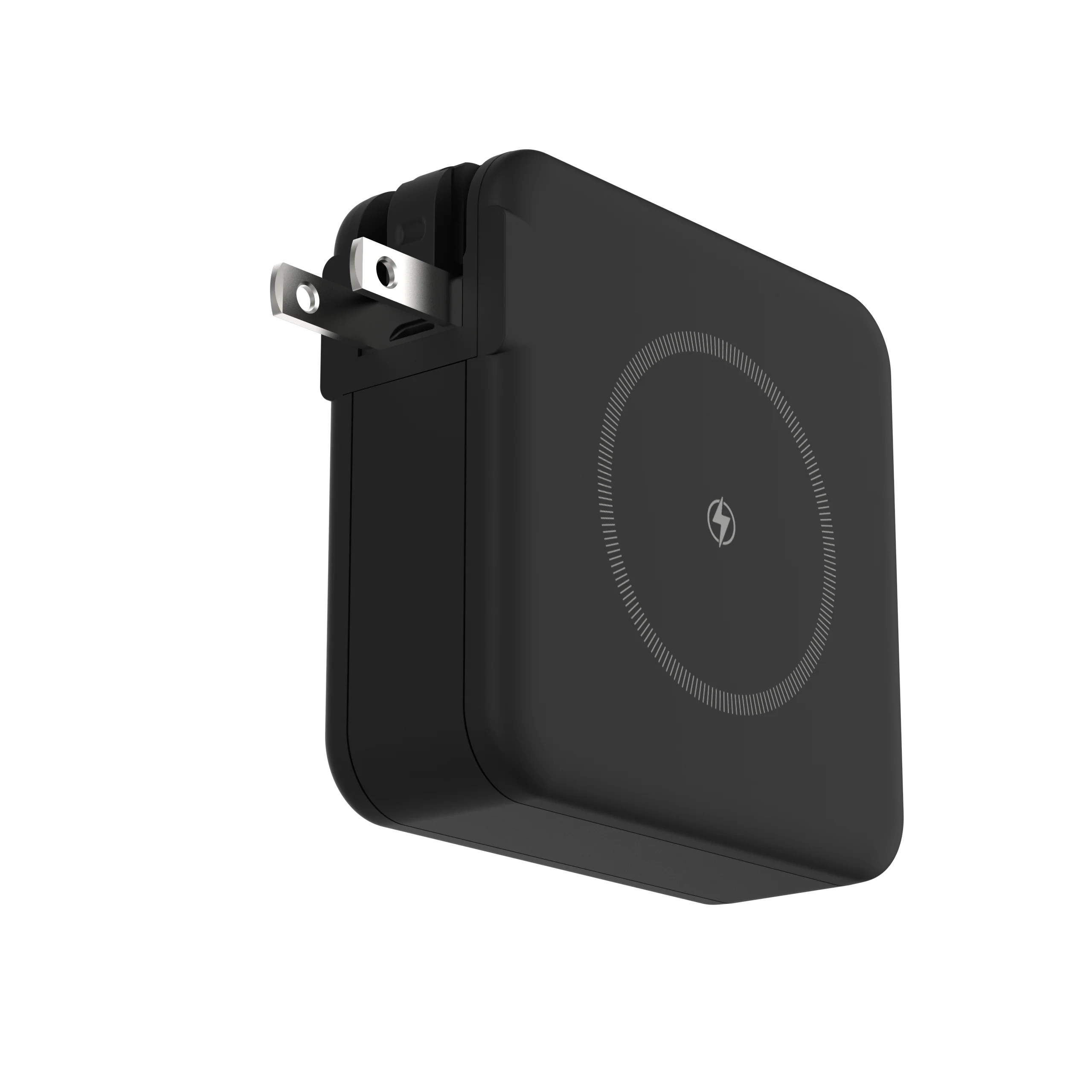 PANGPOCHE 3-in-1 Multi-functional 10,000mAh Magnetic PowerCharger + Travel Adaptor