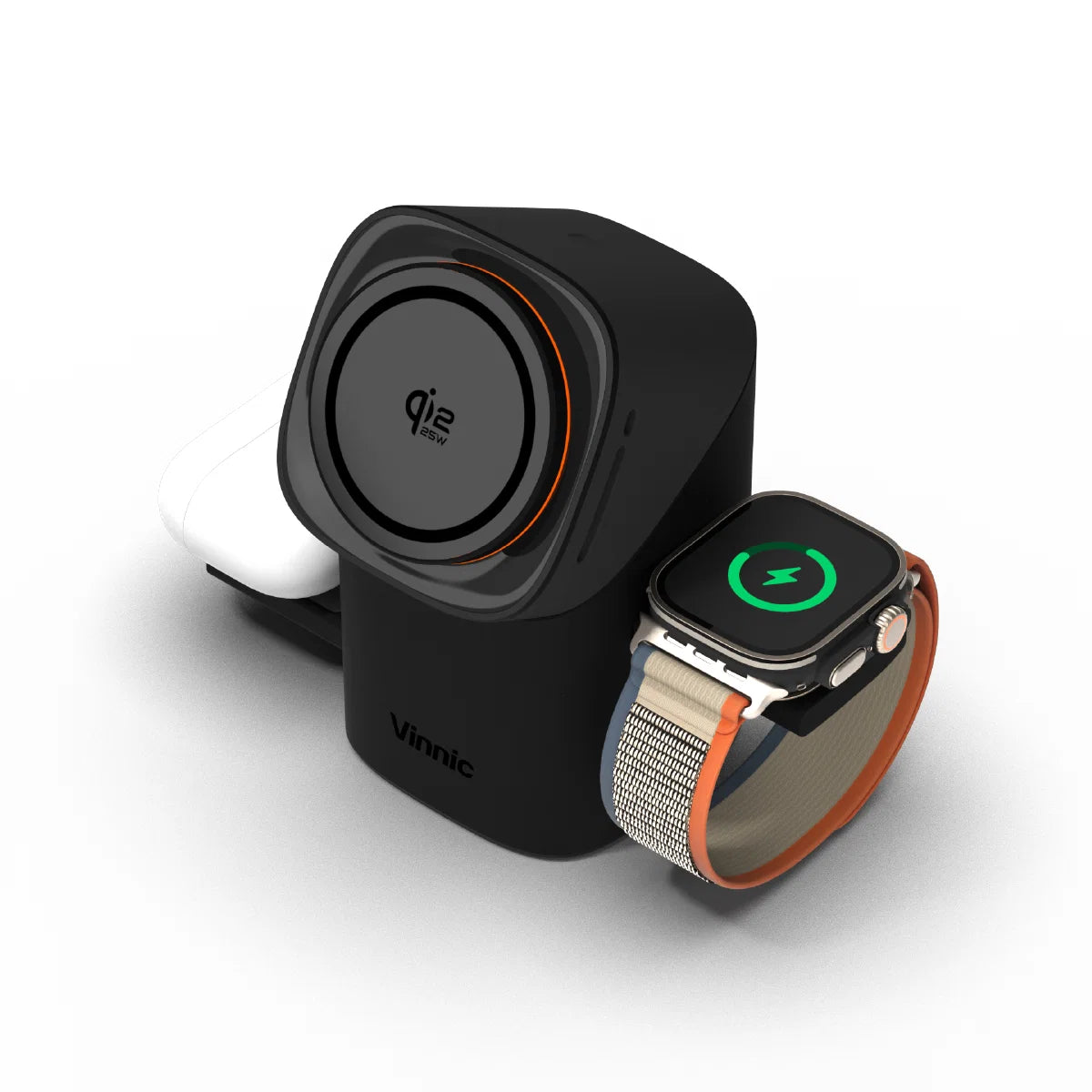 OWL PEAK3 Qi2.2 25W 3-IN-1 Magnetic Wireless Charger