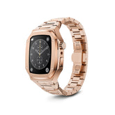 Apple Watch 9/8/7 Case EV, Rose Gold Steel