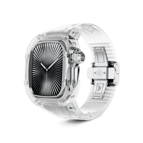 Apple Watch 10 Case RSTRIII46, Crystal Steel