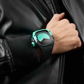 Apple Watch Ultra Case RSCIII49 Mansory, Noir et Menthe