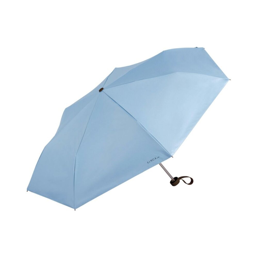 Wpc. SiNCA UPF50+ Mini Folding Umbrella, Saxophone/Clear Sky