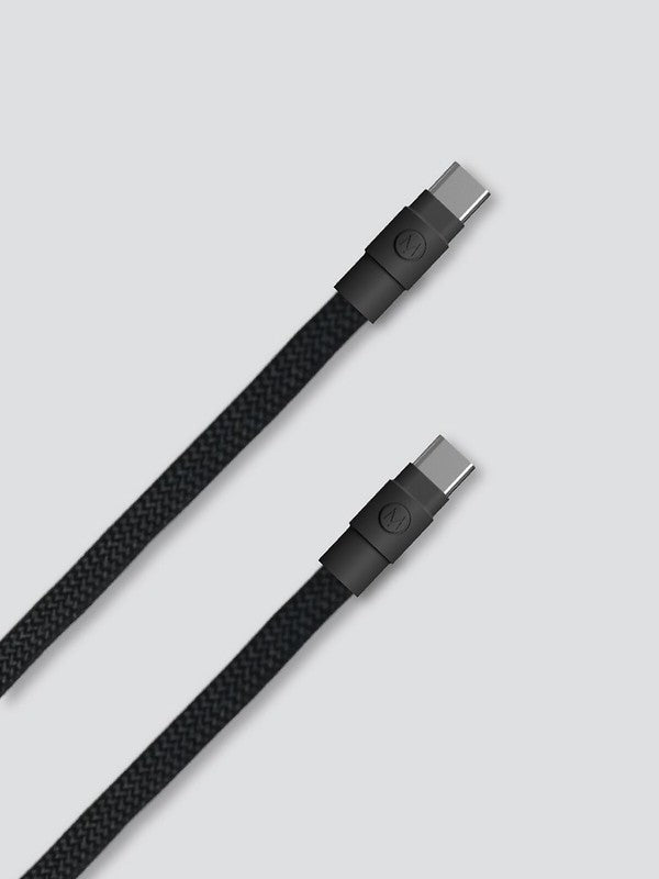 Yoggle Power Hand Charging Cable & Wrist Phone Strap, All Black