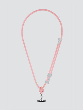 Yoggle Power Click Charging Cable & Crossbody Phone Strap, Hot Pink
