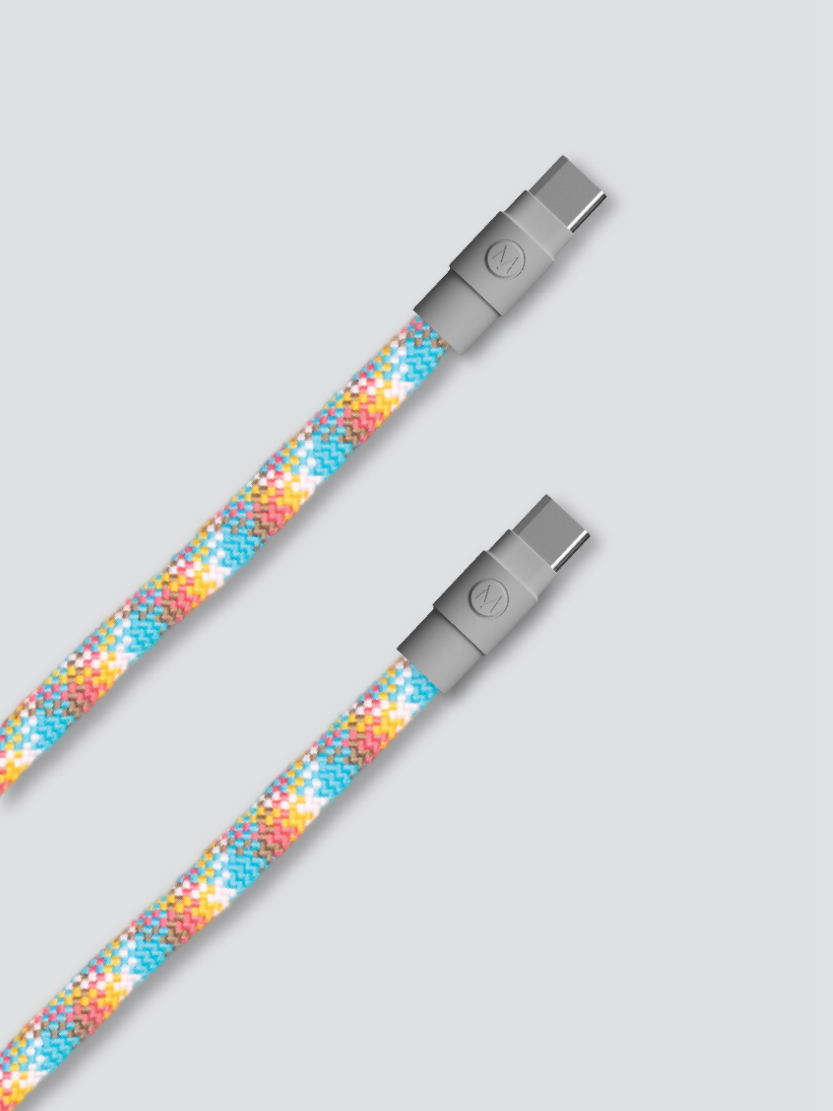 Yoggle Power Hand Charging Cable & Wrist Phone Strap, Rainbow