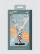 Yoggle Power Click Charging Cable & Crossbody Phone Strap, Rainbow