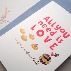 Letterpress Love Card