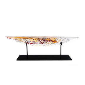 Amber Arc Handblown Glass Sculpture | AEfolio - Wake Concept Store  