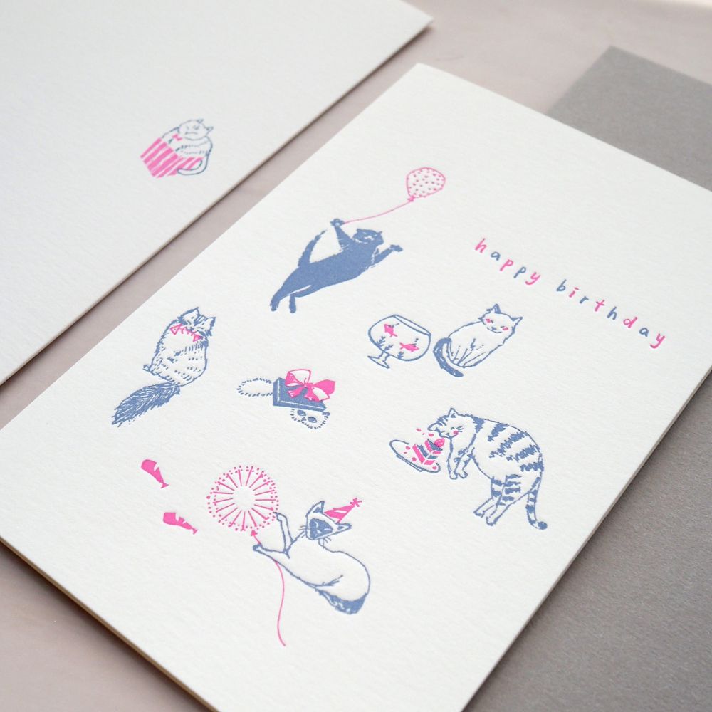 Letterpress Birthday Card