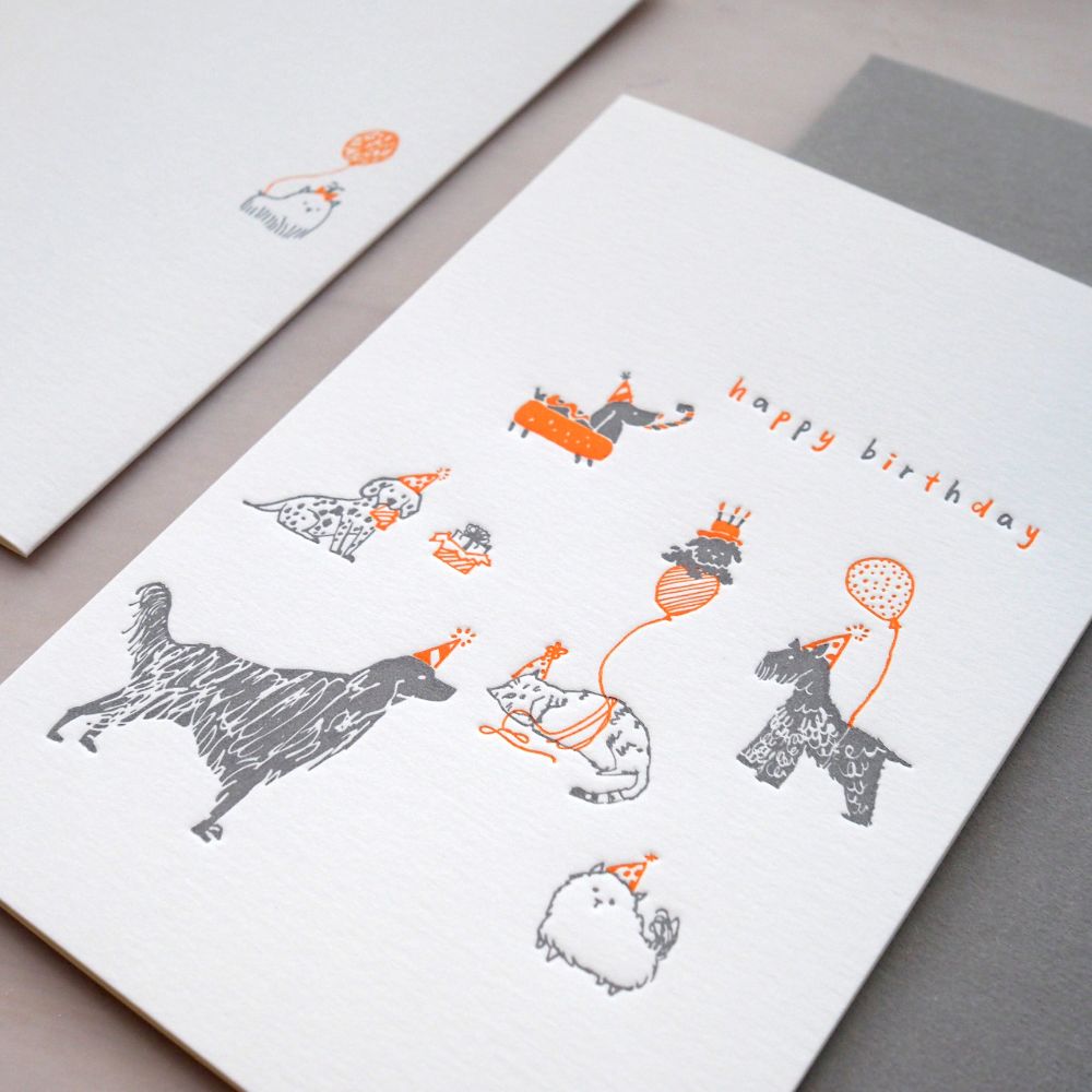 Letterpress Birthday Card