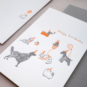 Letterpress Birthday Card