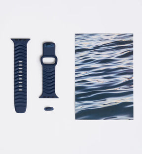 Ripple Apple Watch Band, Midnight Tide