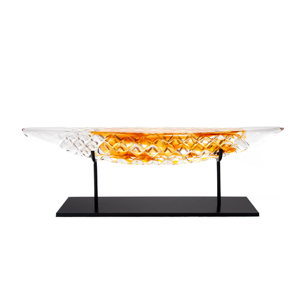 Golden Arc Handblown Glass Sculpture | AEfolio - Wake Concept Store  