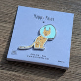 Happy Paws Theme Enamel Pin