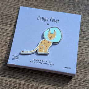 Happy Paws Theme Enamel Pin