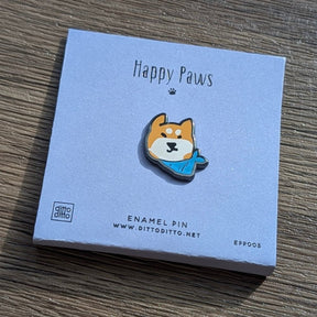 Happy Paws Theme Enamel Pin