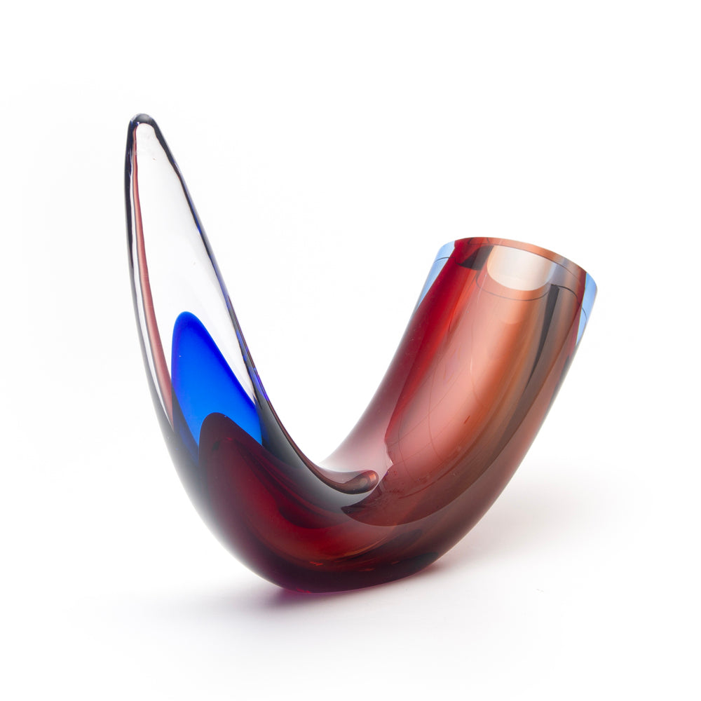 Horn Handblown Glass Vase | AEfolio - Wake Concept Store  