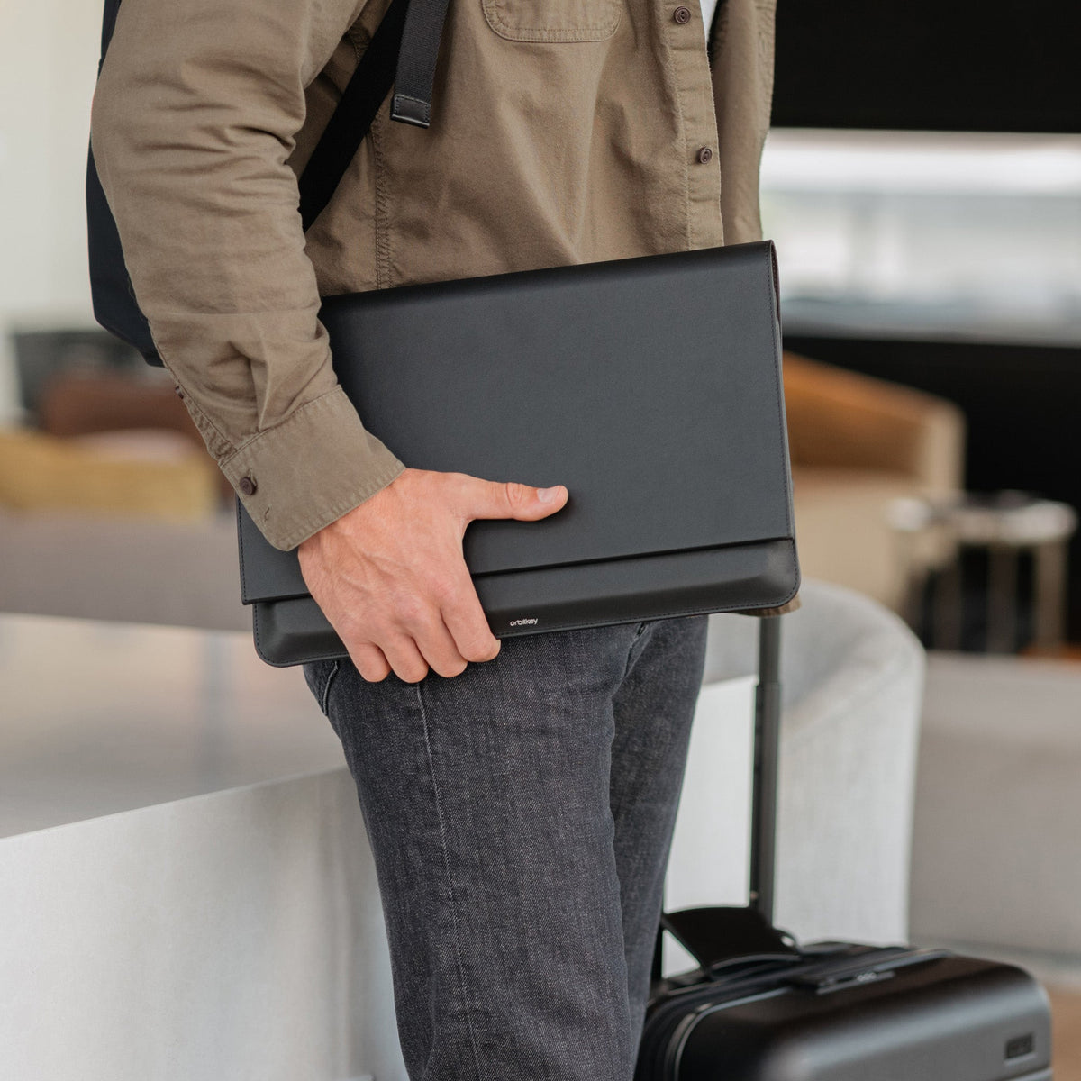 Hybrid Laptop Sleeve, Black