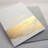 Letterpress Thank You Card