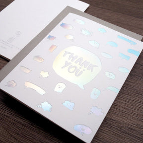 Letterpress Thank You Card
