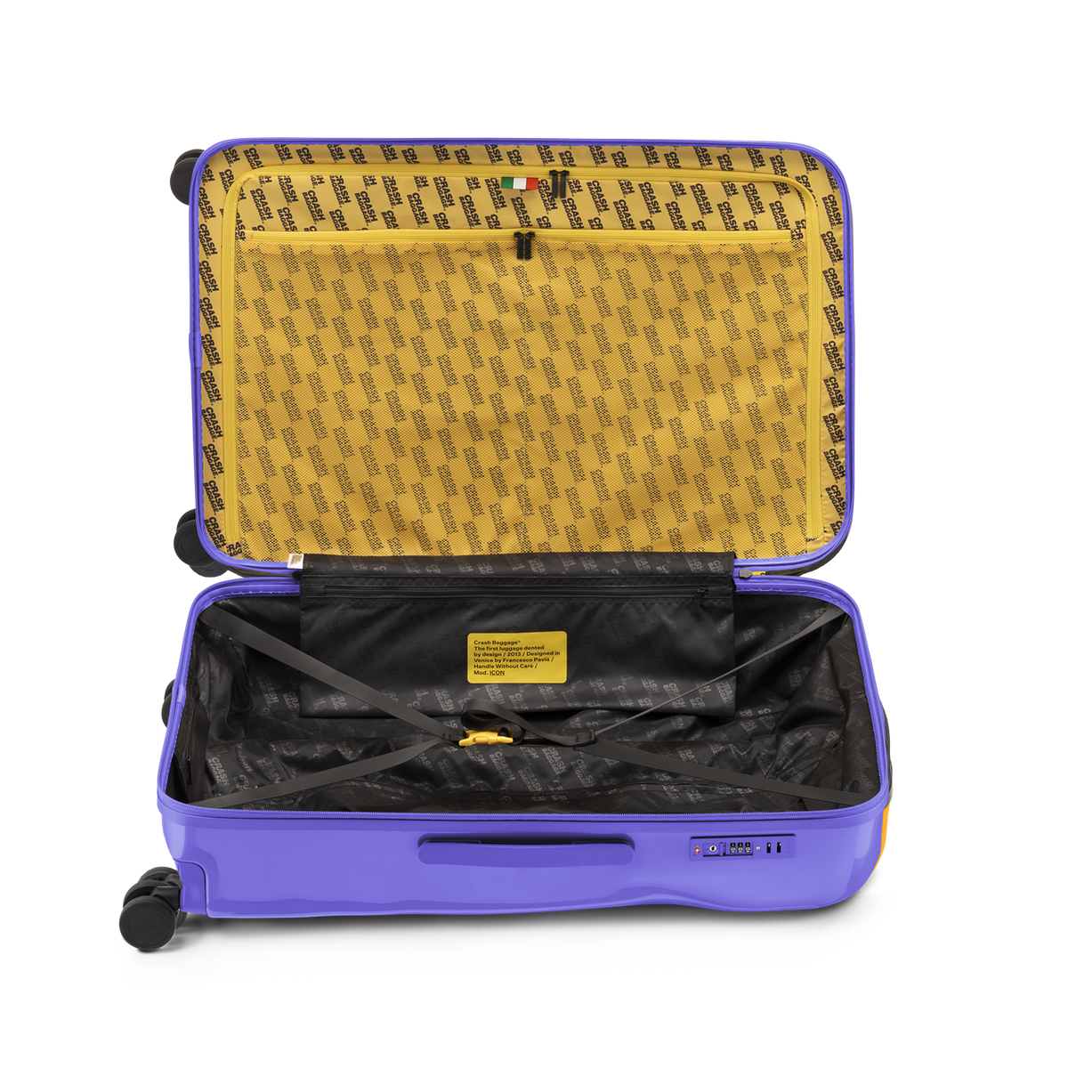 Icon Tone on Tone, Large 4 Wheels Suitcase | Crash Baggage - Wake Concept Store  