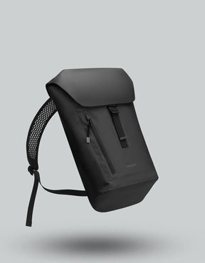 Lightweight DuoSeal Flap Backpack 14", Black
