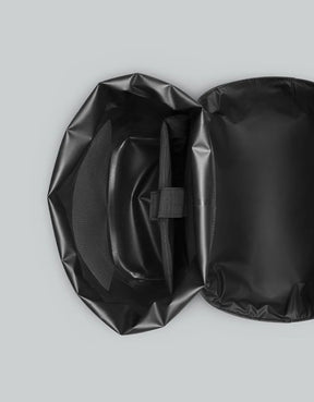 Lightweight DuoSeal Flap Backpack 14", Black