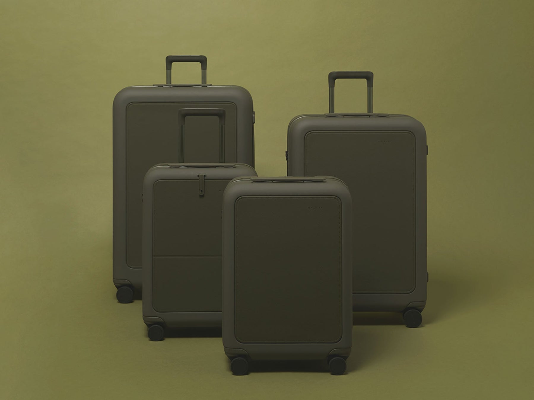 Moln Medium 68L Suitcase, Moss