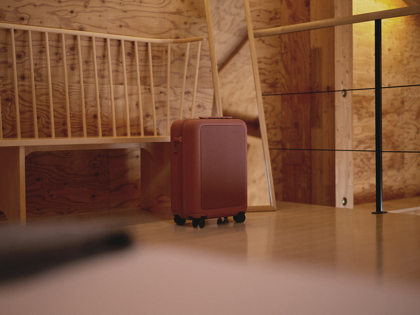 Moln Carry-on 34L Suitcase, Terracotta