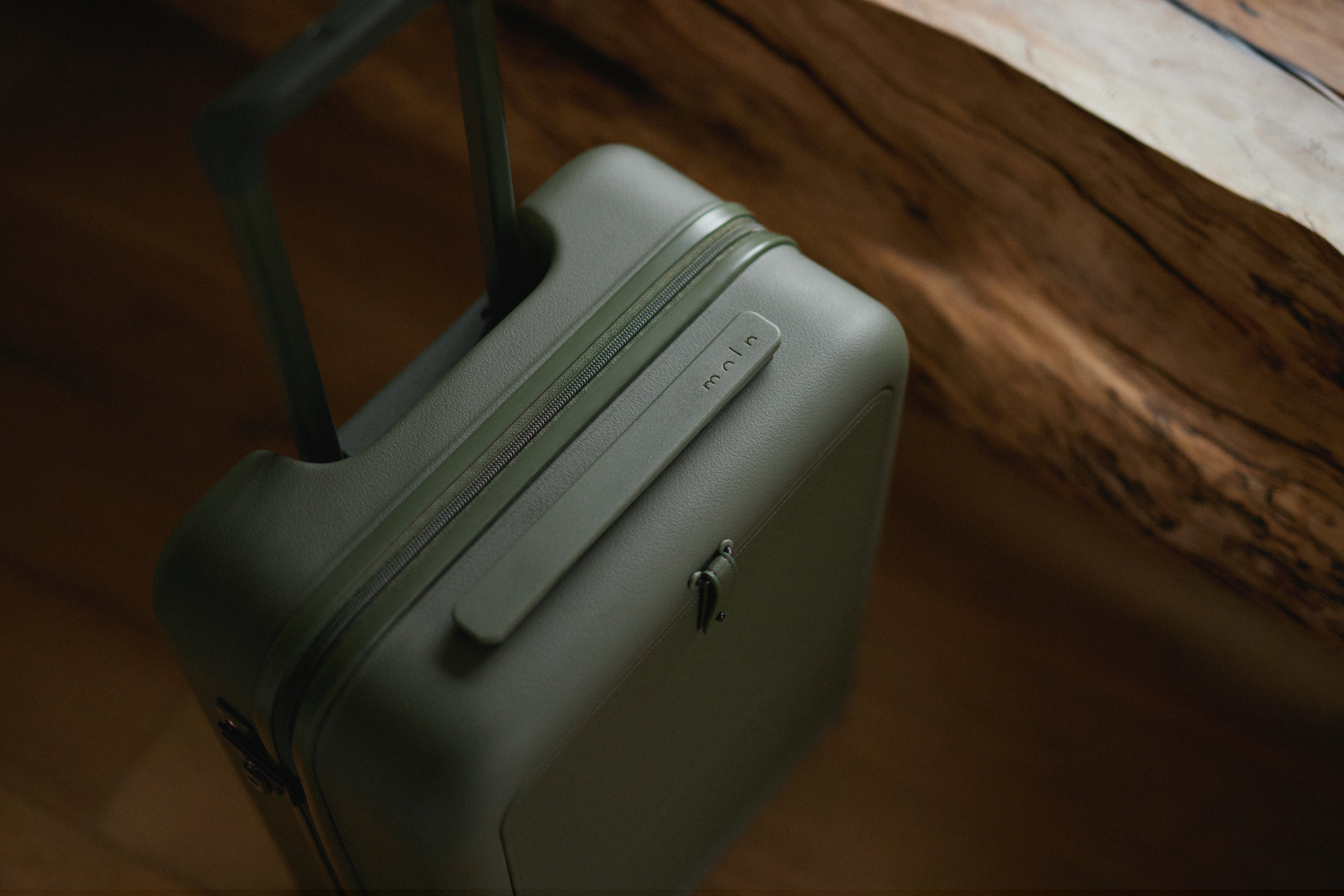 Moln Carry-on 33L Suitcase with PC Pocket, Moss