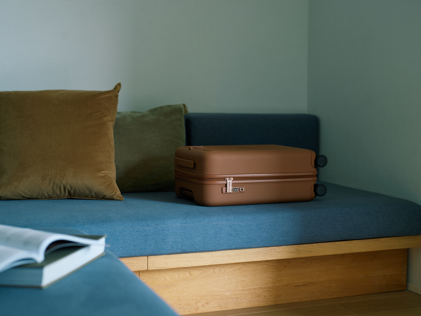 Moln Carry-on 33L Suitcase with PC Pocket, Umber