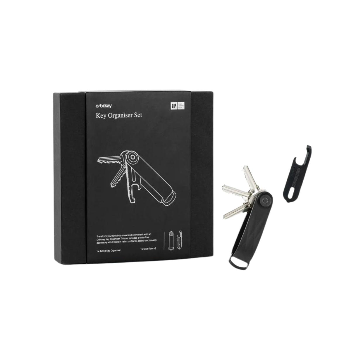 Active Key Organizer Gift Set, Limited edition All-Black