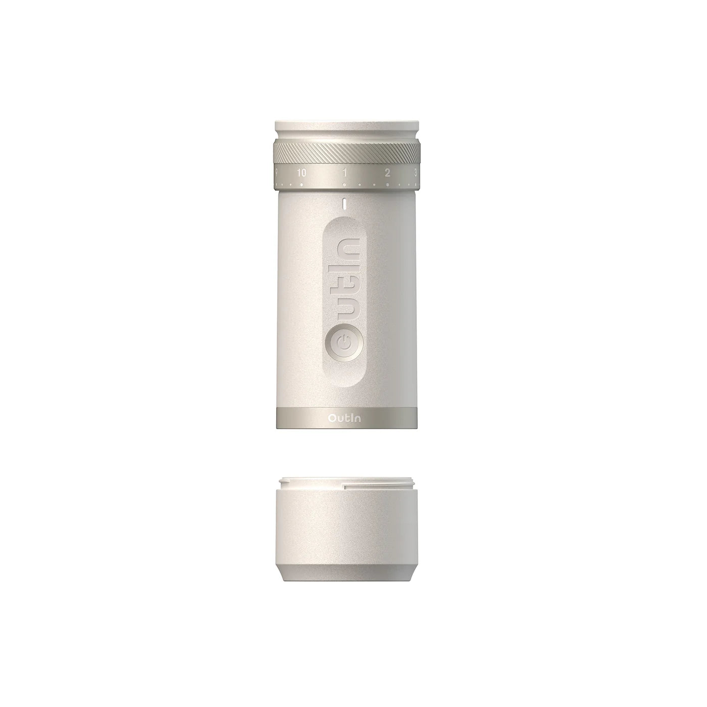 Fino Portable Electric Coffee Grinder, Sandstone White