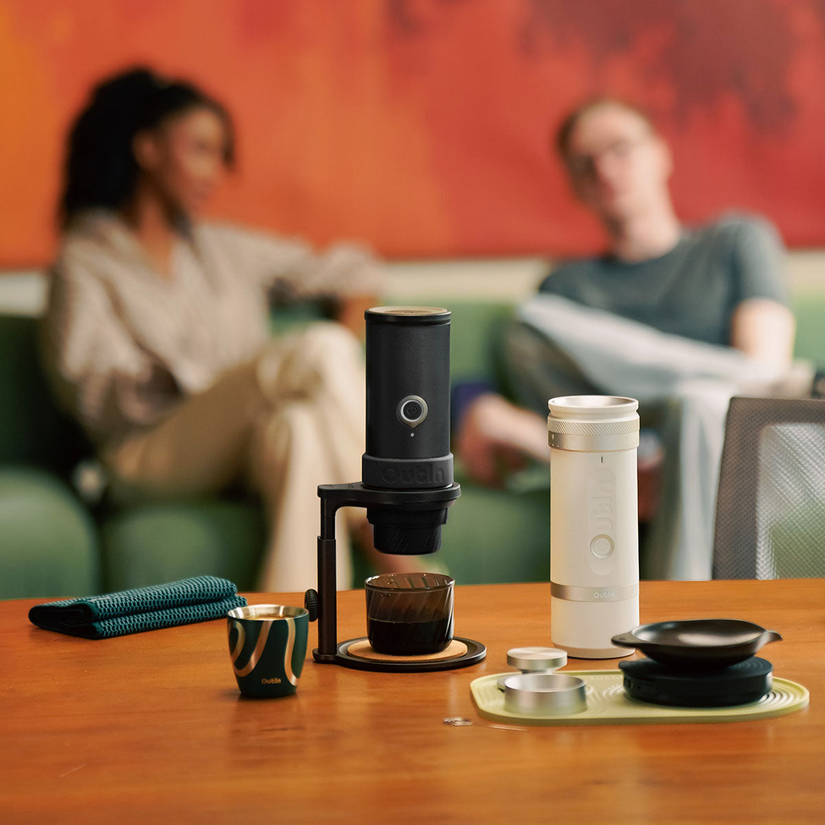 Mino Portable Electric Espresso Machine, Space Grey