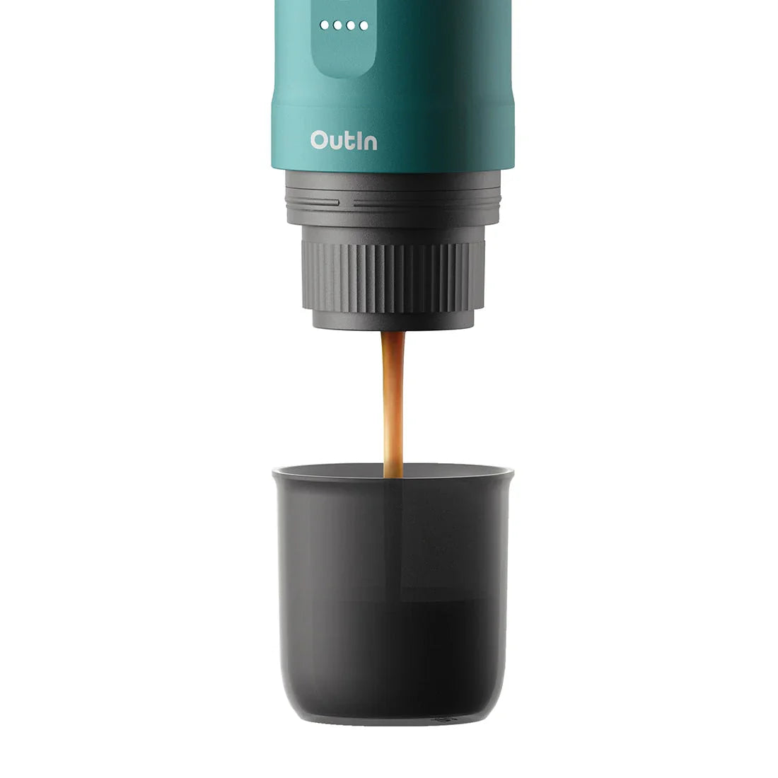 Nano Portable Espresso Machine, OutIn Teal