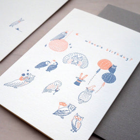 Letterpress Birthday Card