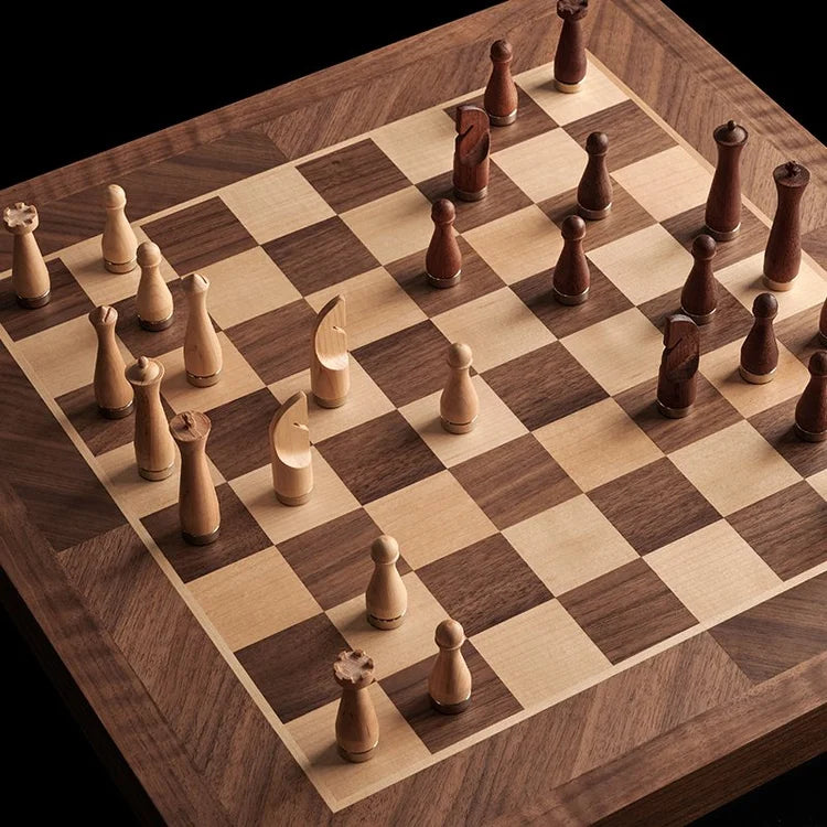 PHANTOM Wireless Minimal Smart Chessboard, Dark Walnut