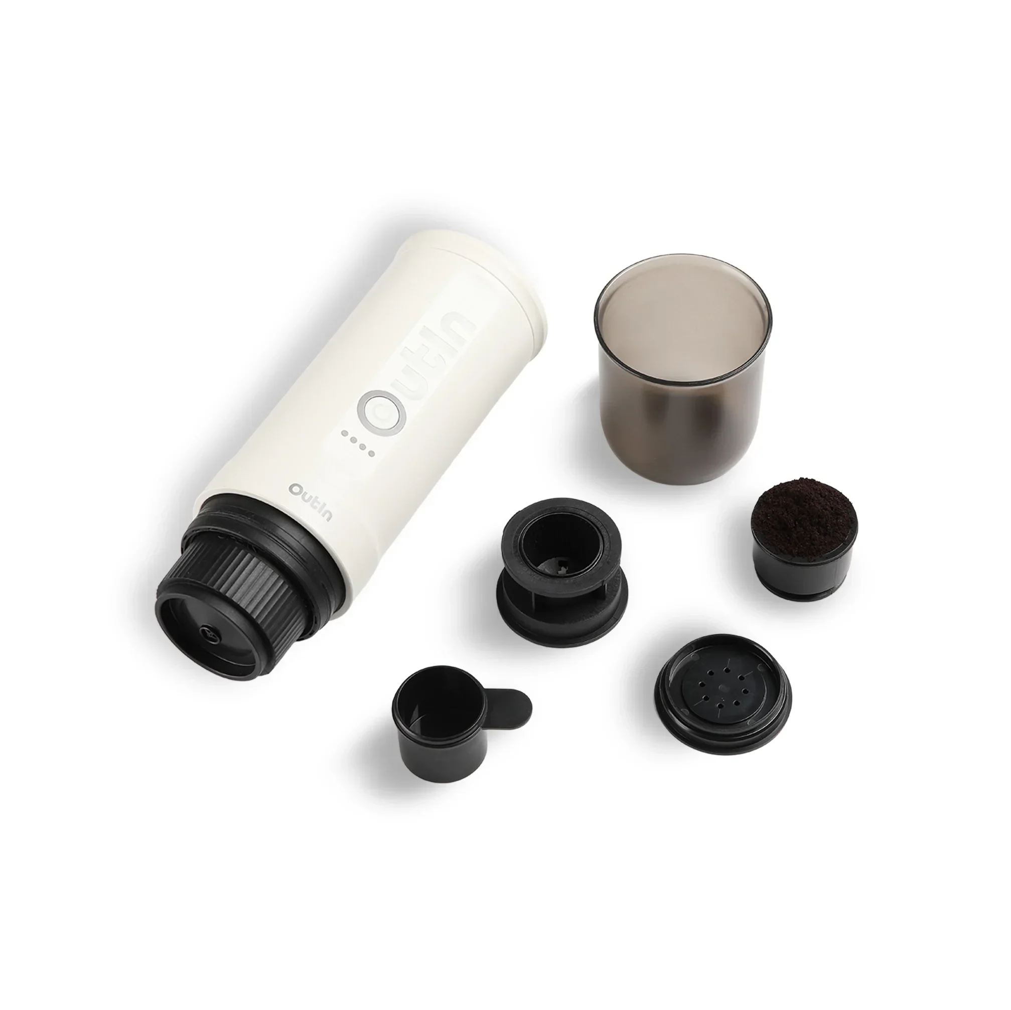 Nano Portable Espresso Machine, Pearl White