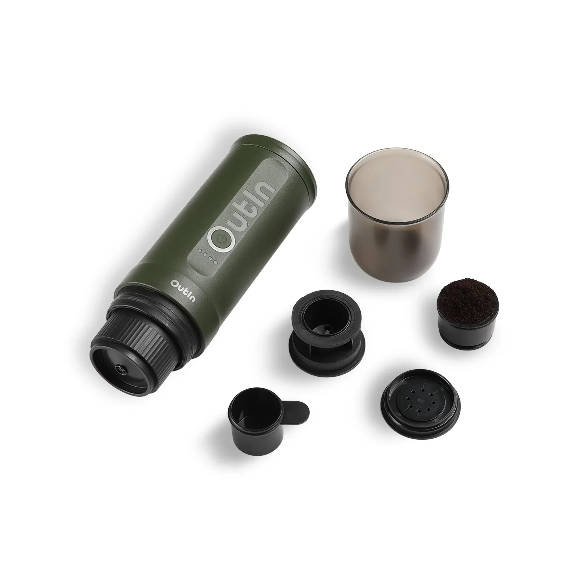 Nano Portable Espresso Machine, Forest Green