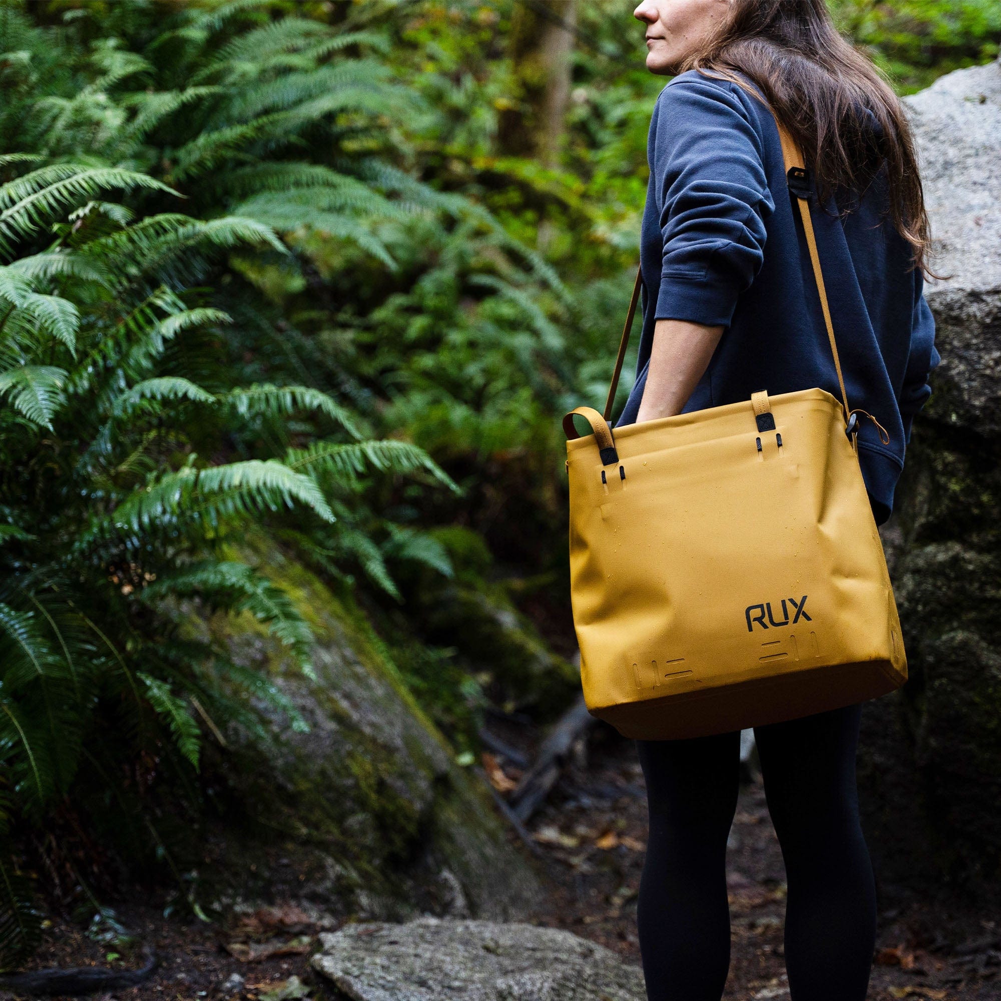 RUX Waterproof Tote Bag 30L, Bronze